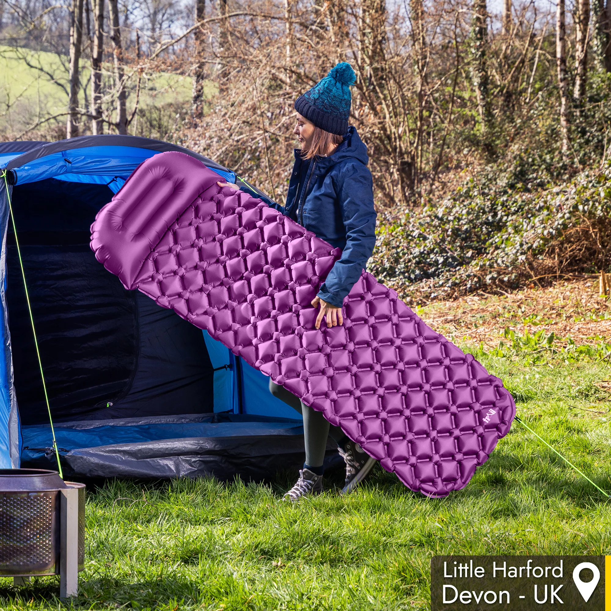 Ultra Light Sleeping Mat with Pillow - Image 14
